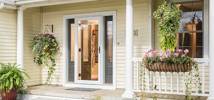 screen door installation in Wilton