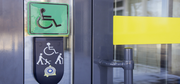 automatic handicap door opener in Wilton